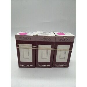 3 Lutron Maestro Touch MA-600-AL Dimmer Switch 120V Almond